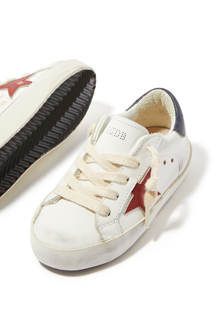 Kids Leather Super-Star Sneakers